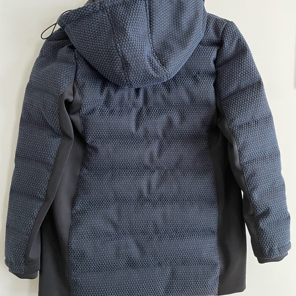 Zac Posen Down Blue and Black Coat size Medium - Picture 5 of 6